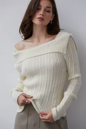 Shanie Off Shoulder Sweater Top