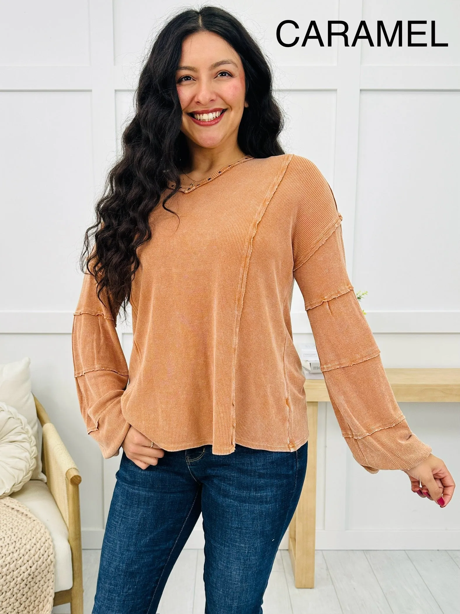 Sleek And Simple Long Sleeve Top- Multiple Colors!