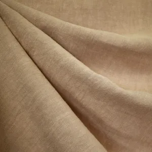 Soft Washed Linen Solid Camel