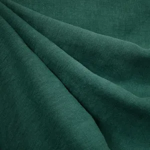 Soft Washed Linen Solid Emerald