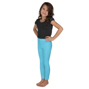 Solid Baby Blue Kid's Leggings