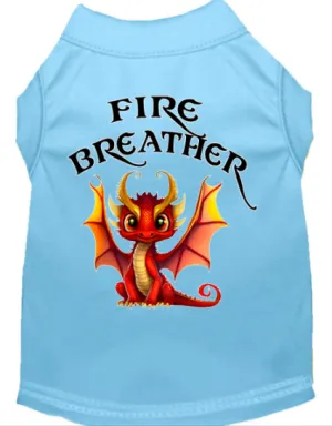 Stylish Dragon Shirts for Dogs and Cats - Fire Breather