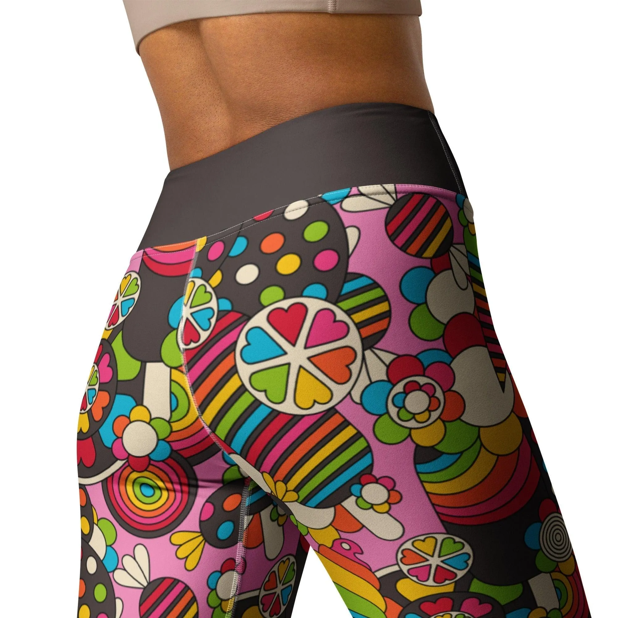 SWEET FREAK pink -2- Yoga Leggings