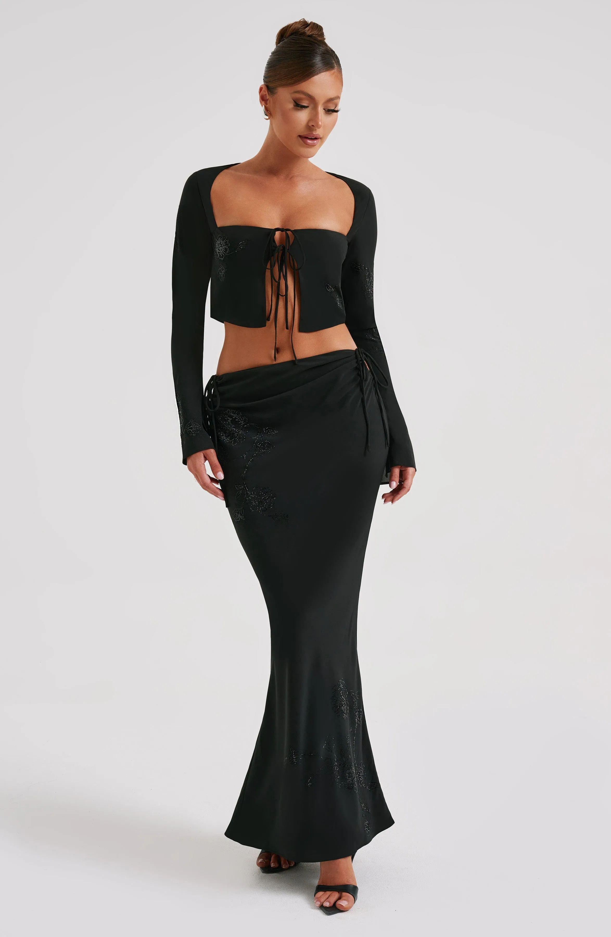 Tana Maxi Skirt - Black