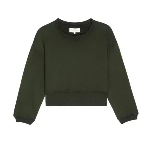 The Great - League Sweatshirt in Woodland Green