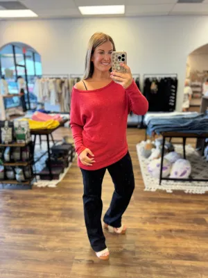 Tracie - Long Sleeve Dolman Top