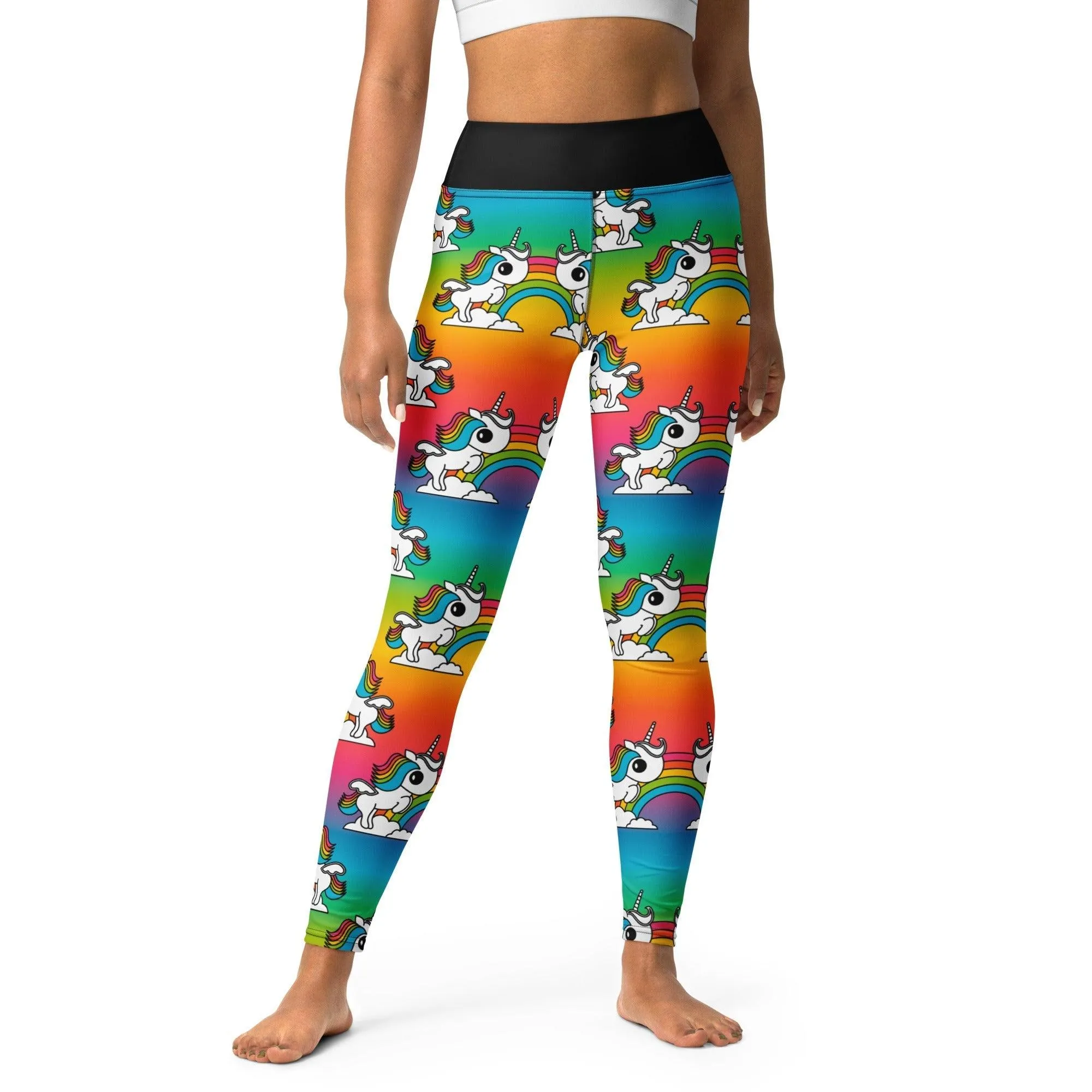 UNIQUE rainbow -2- Yoga Leggings