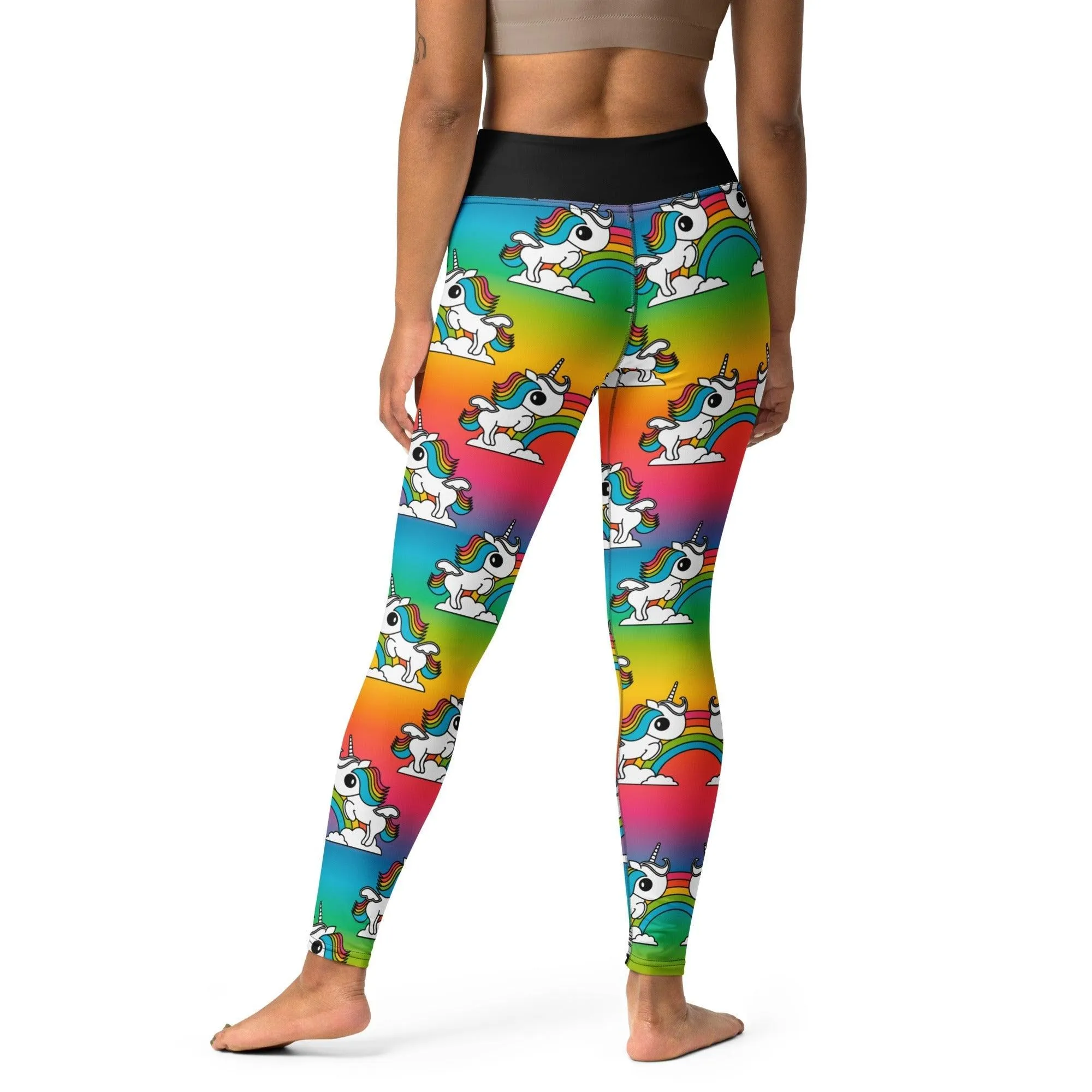 UNIQUE rainbow -2- Yoga Leggings