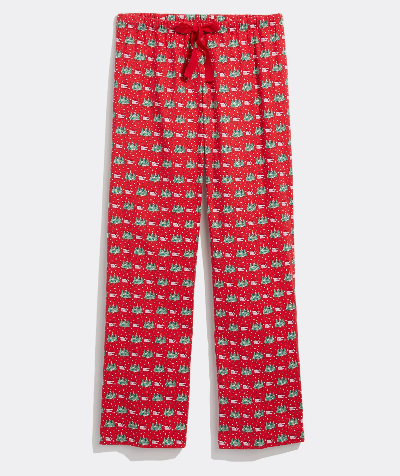 Vineyard Vines Winter Whale Lounge Pant- Nautical Red