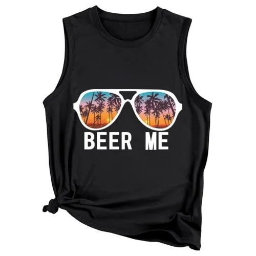 Women Beer Me Tank Beer Lover Funny Drinking Shirt