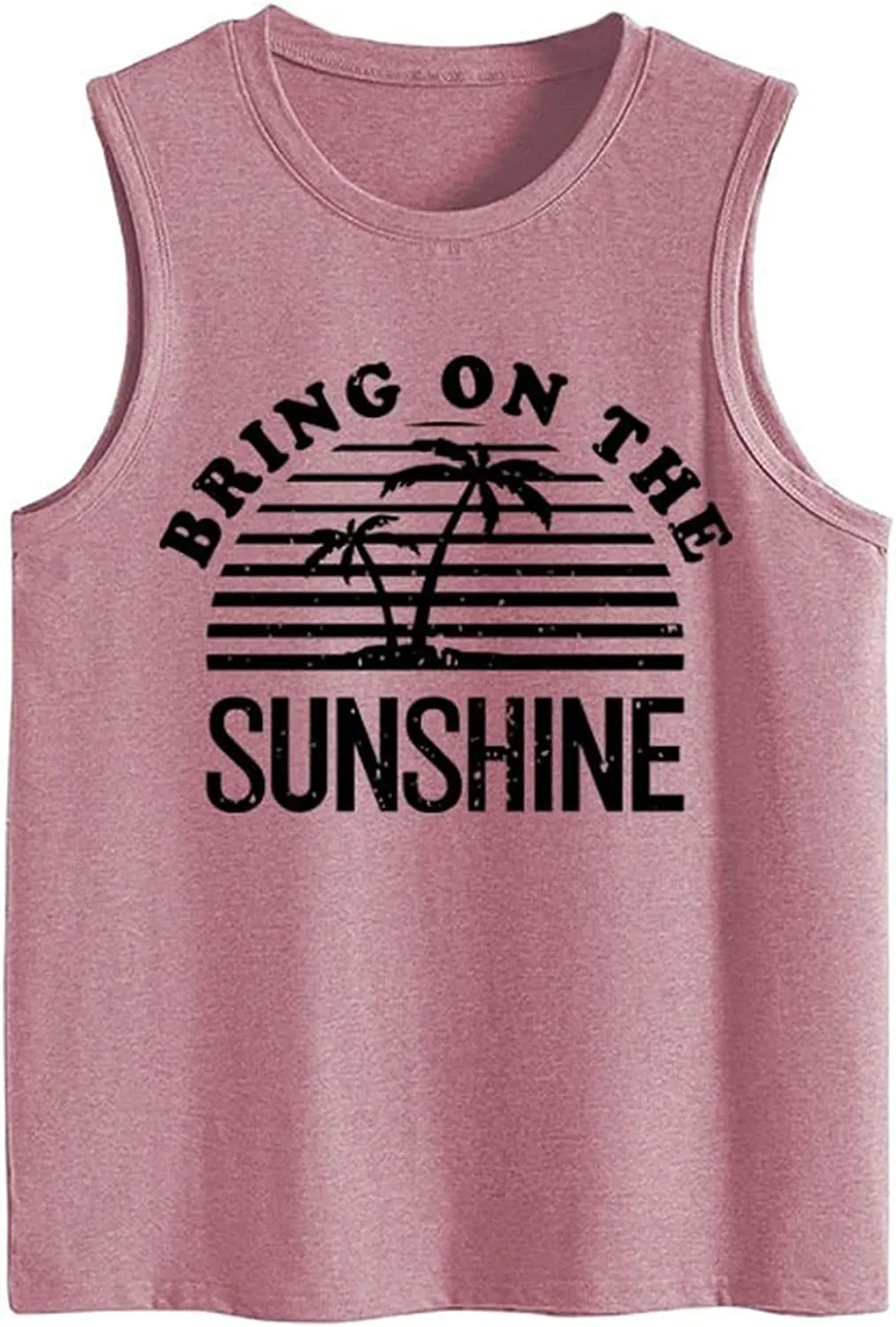 Women Bring On The Sunshine Beach Tank Tops