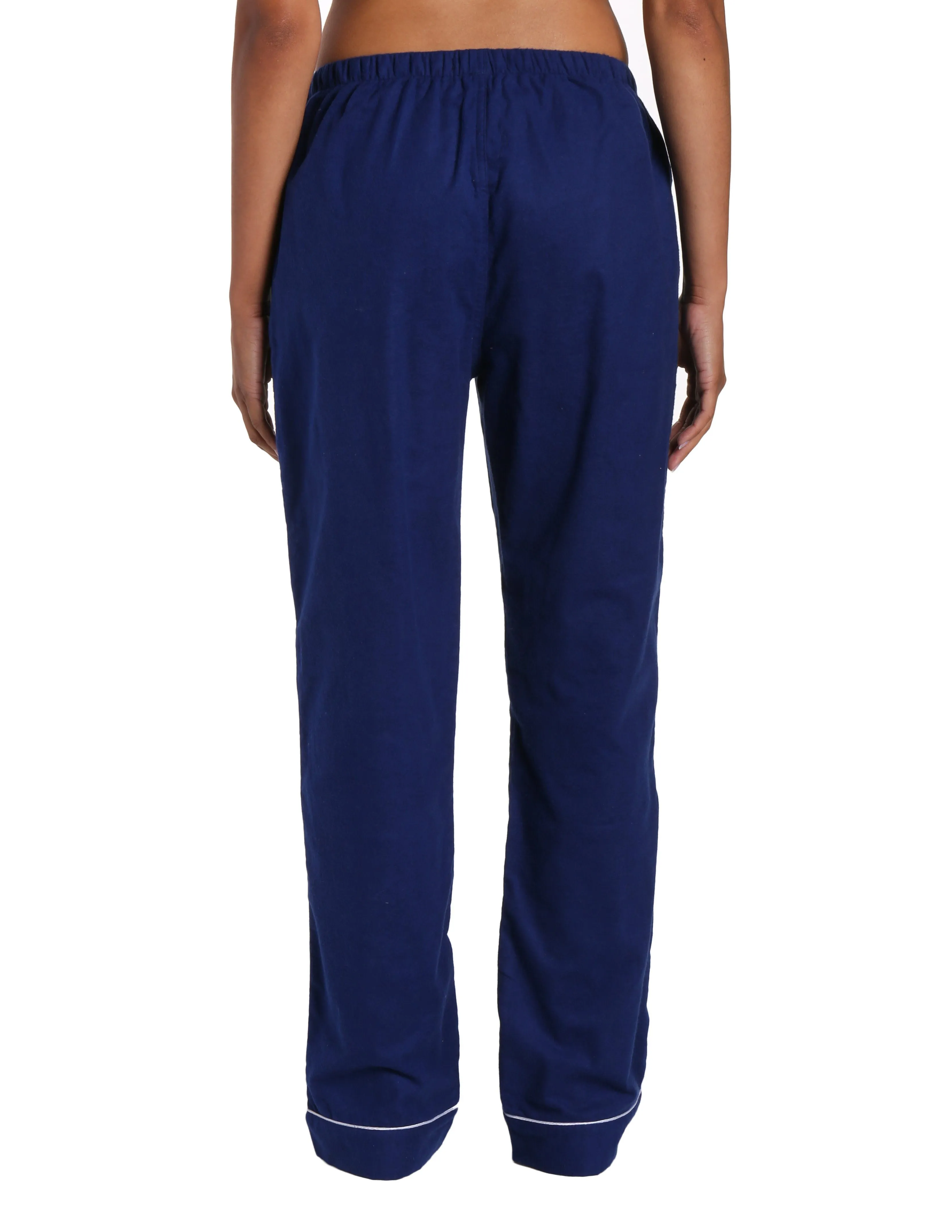 Womens 100% Cotton Flannel Lounge Pants