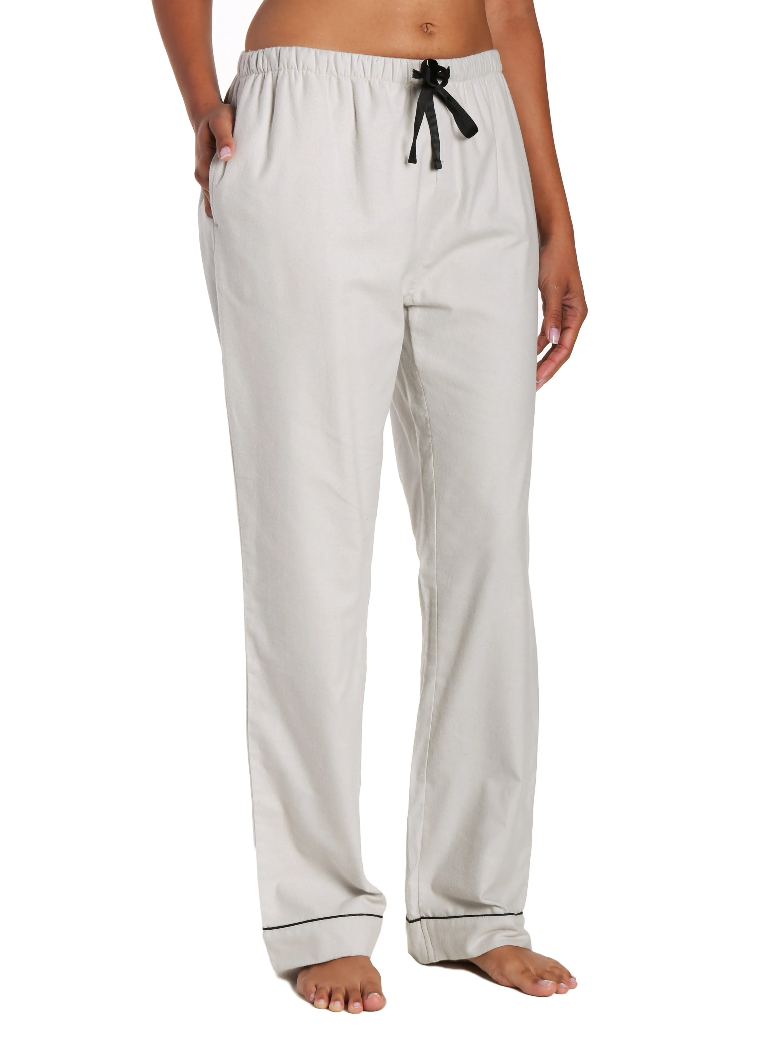 Womens 100% Cotton Flannel Lounge Pants