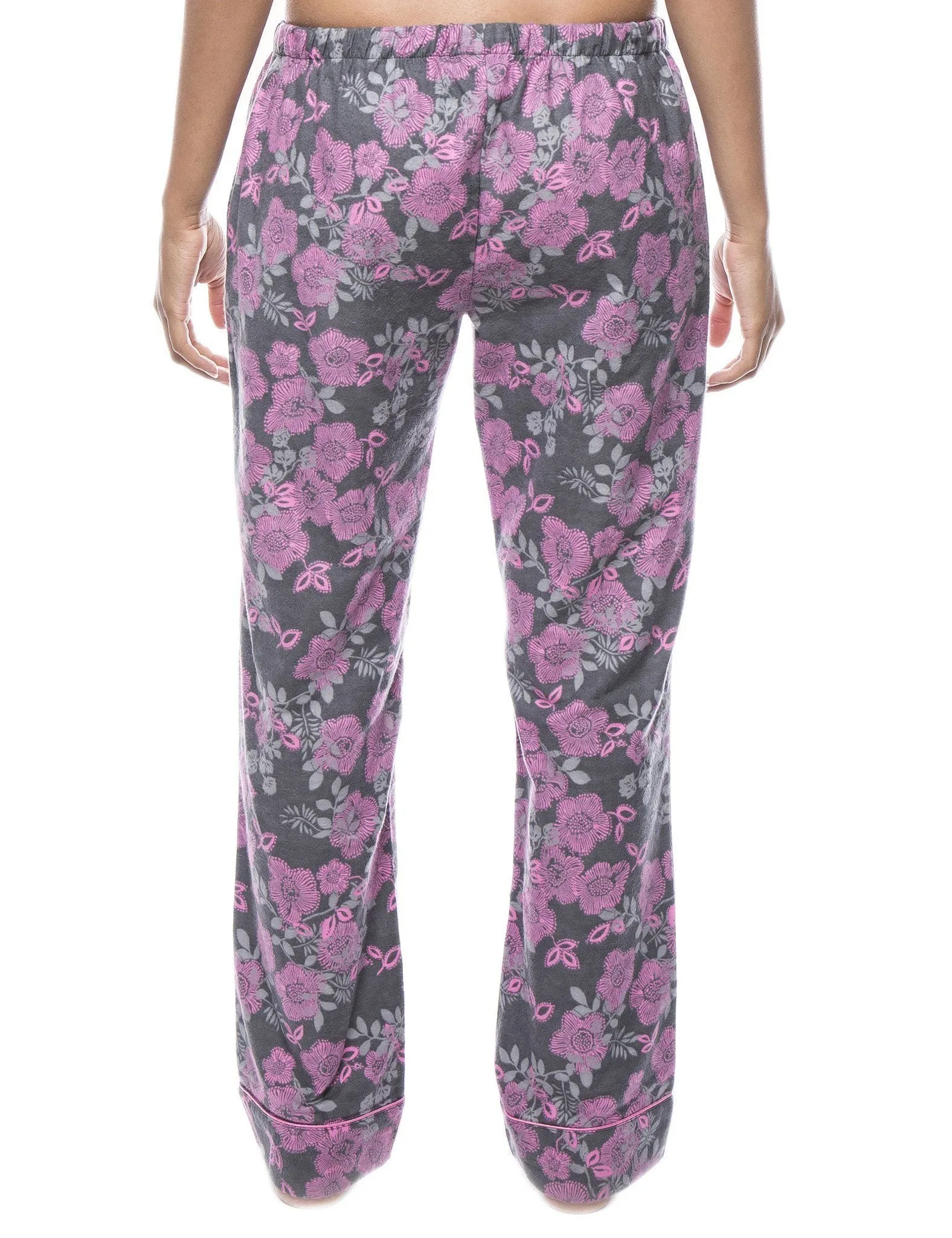 Womens 100% Cotton Flannel Lounge Pants