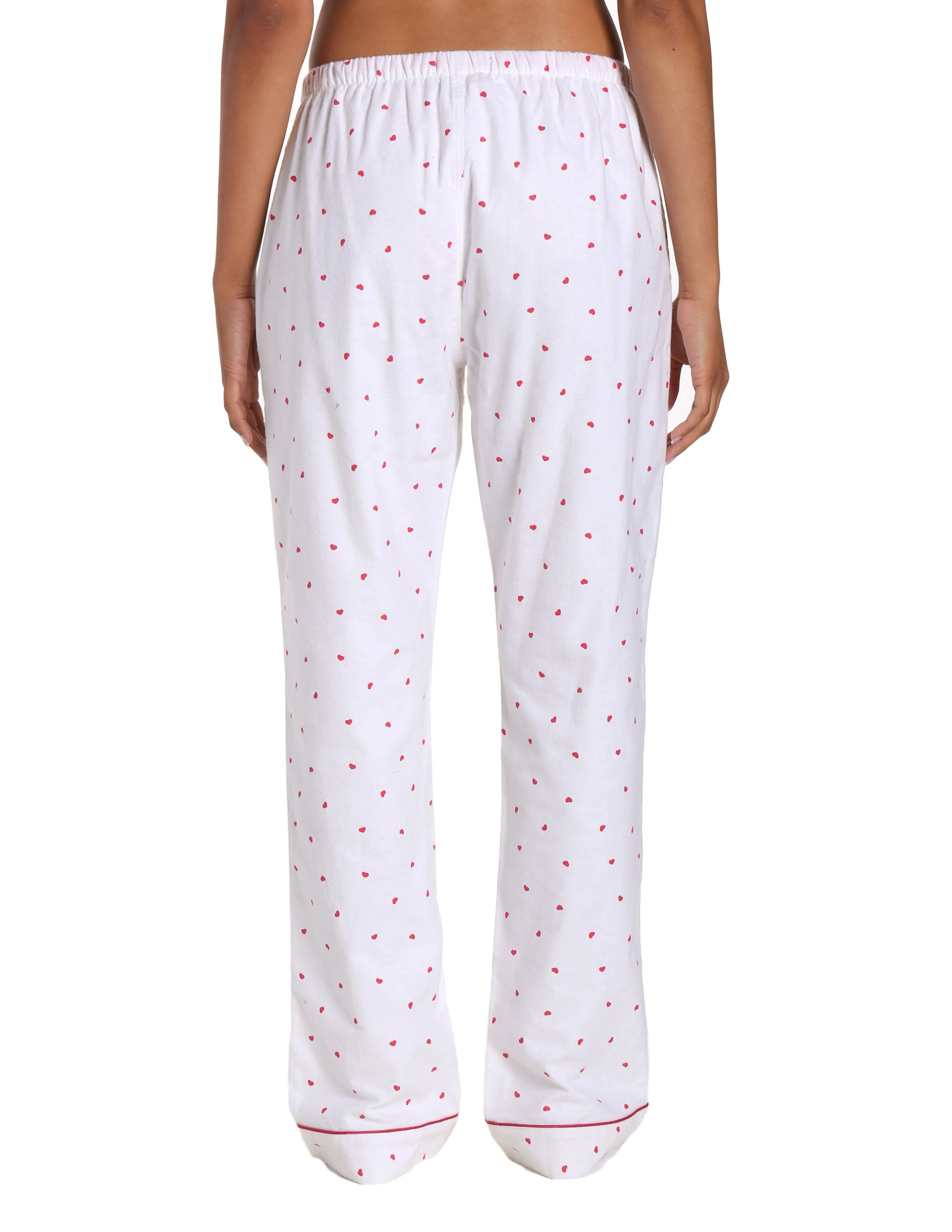 Womens 100% Cotton Flannel Lounge Pants