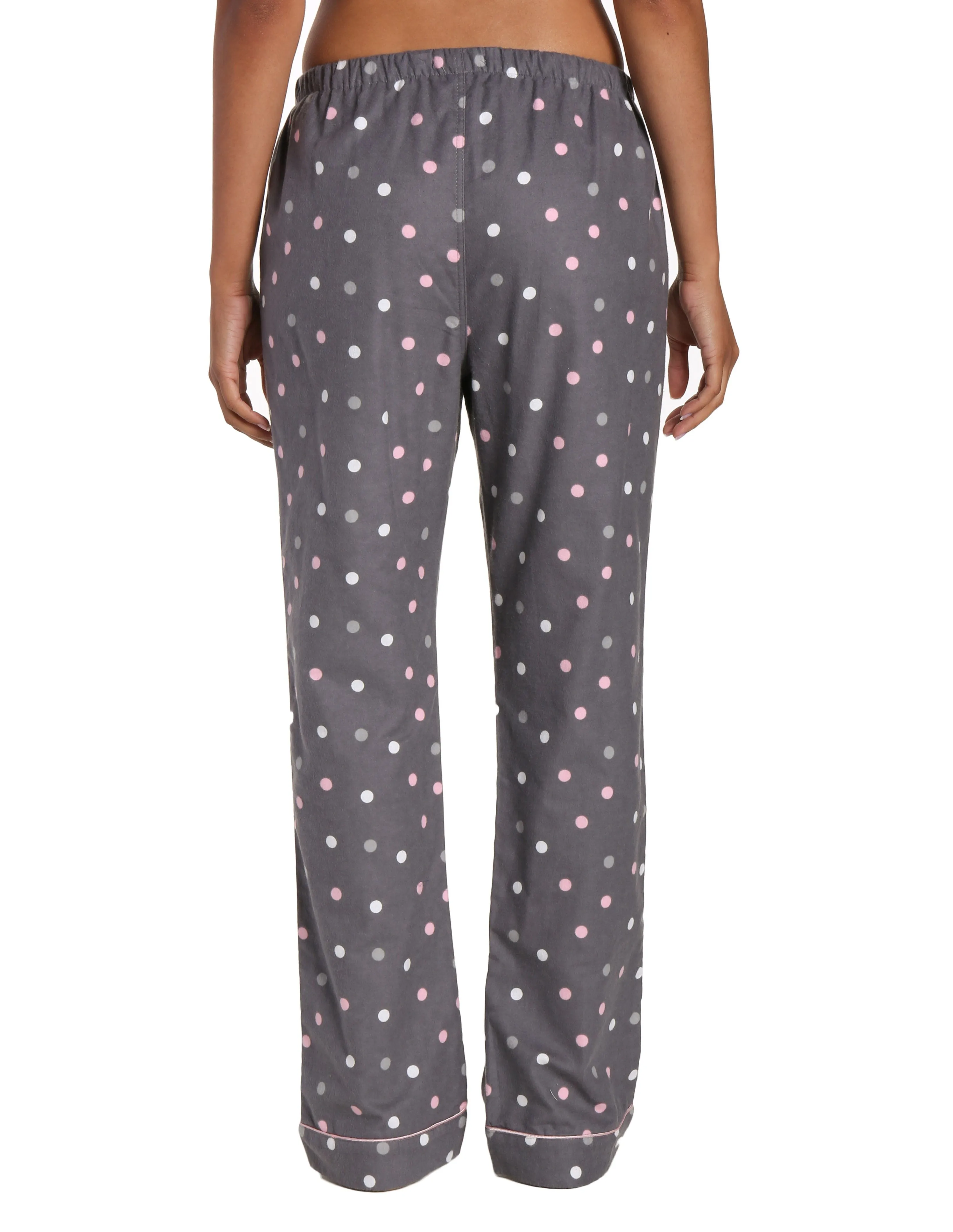 Womens 100% Cotton Flannel Lounge Pants