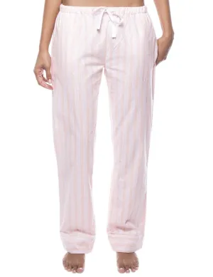 Womens 100% Cotton Flannel Lounge Pants