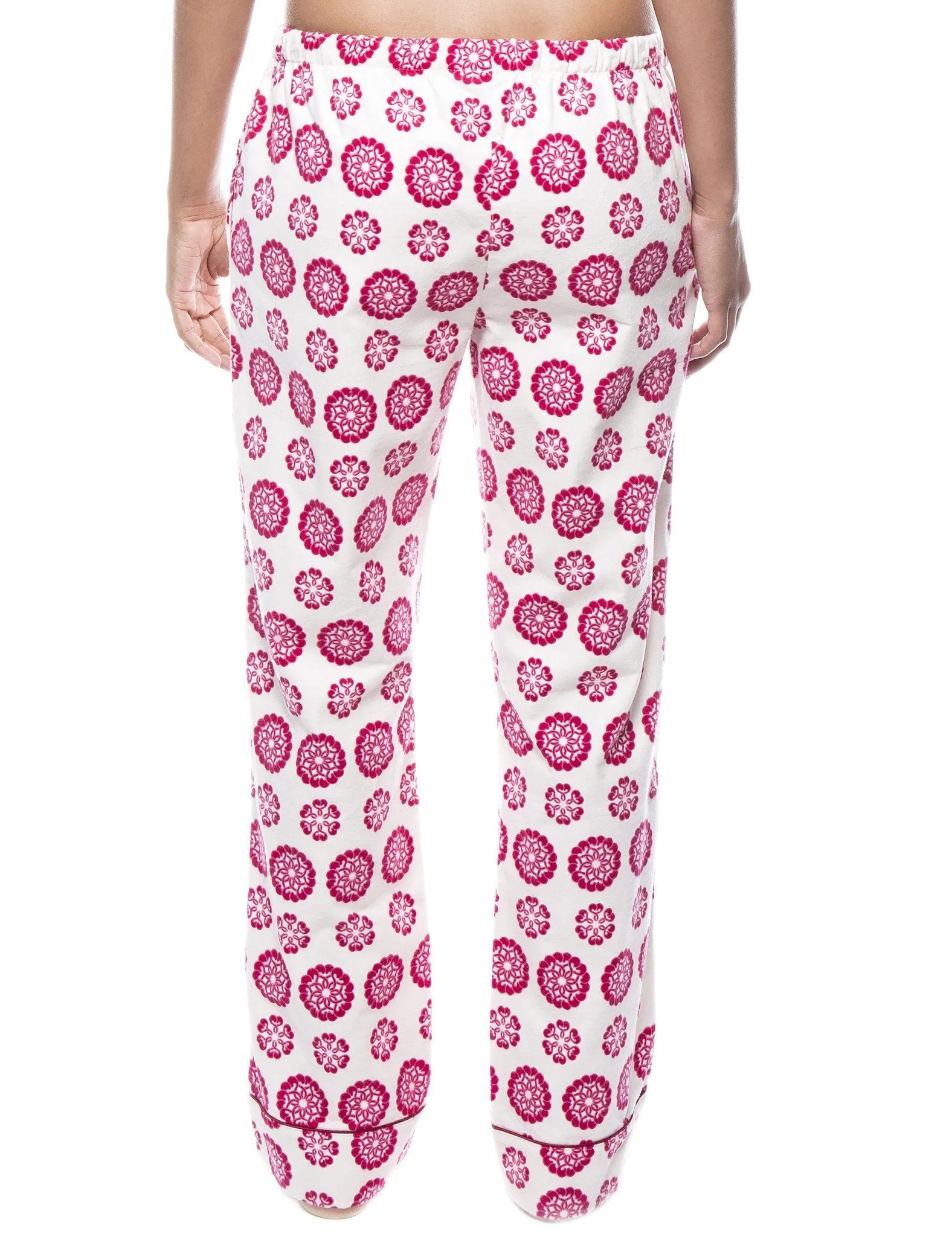 Womens 100% Cotton Flannel Lounge Pants