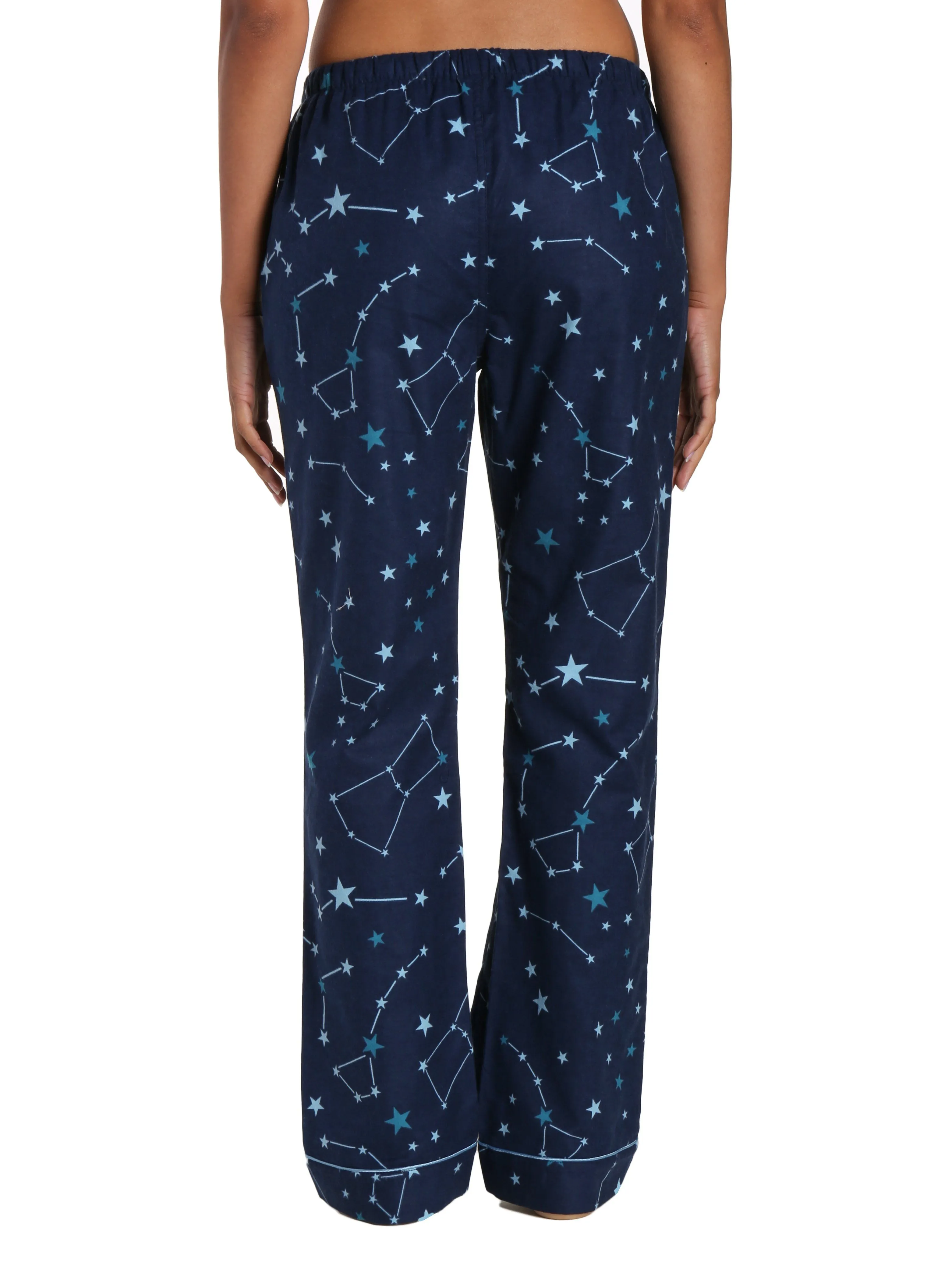 Womens 100% Cotton Flannel Lounge Pants