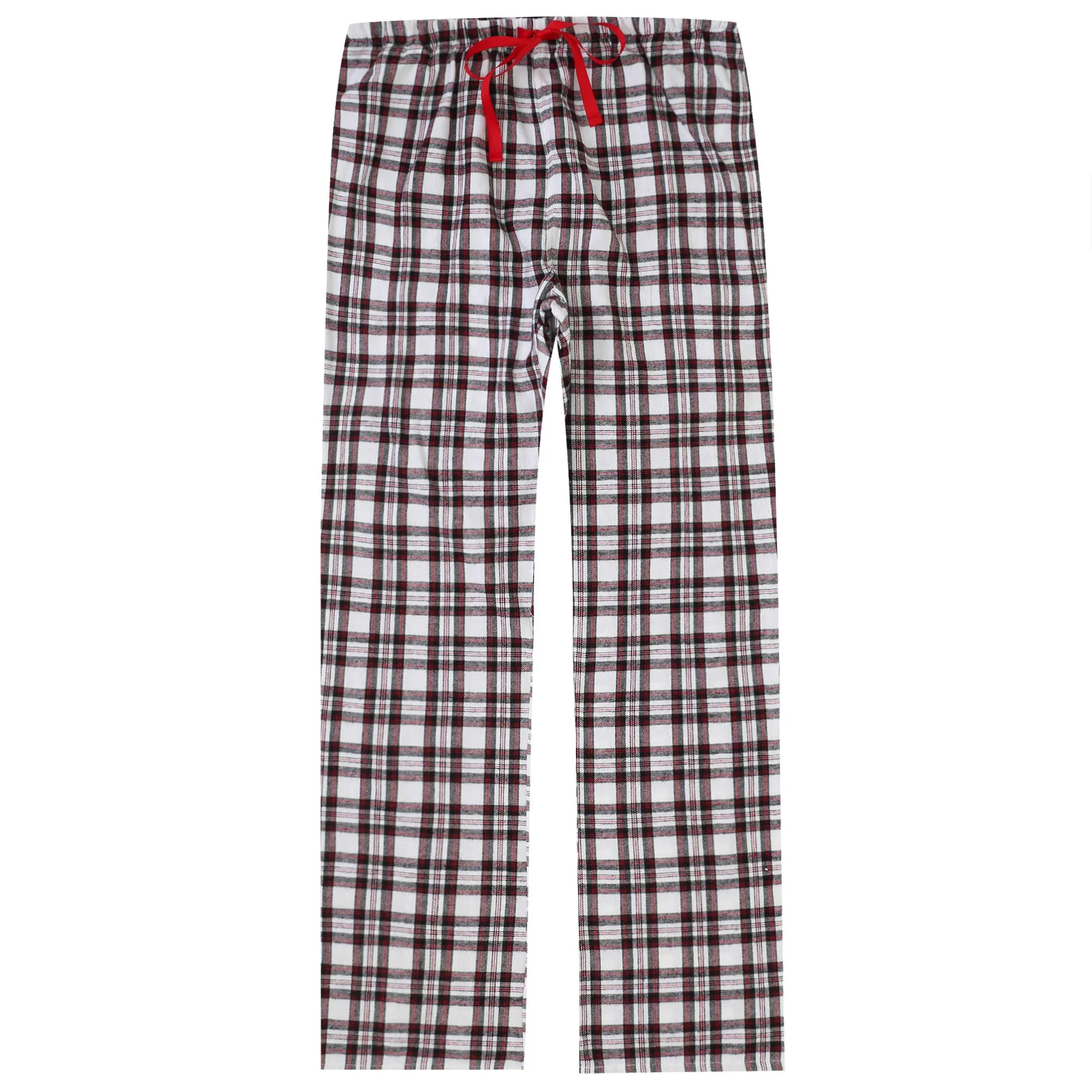 Womens 100% Cotton Lightweight Flannel Lounge Pants