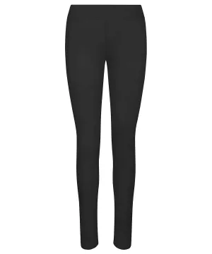 Womens cool workout leggings | Jet Black