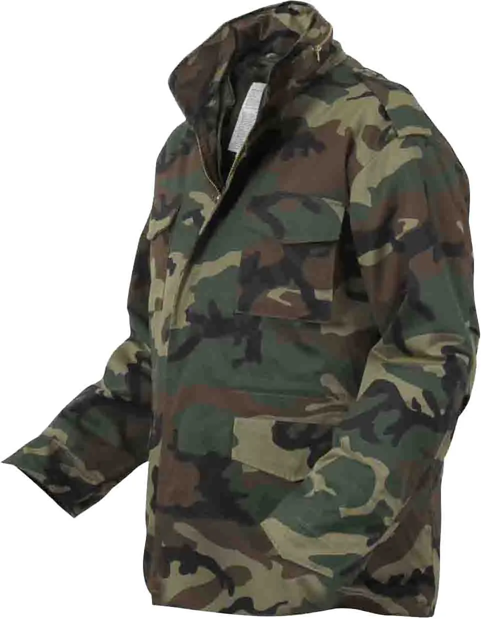 Woodland Camouflage - Military M-65 Field Jacket Tactical Army M1965 Coat